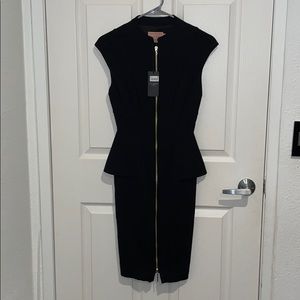 Ted baker black dress size 0
